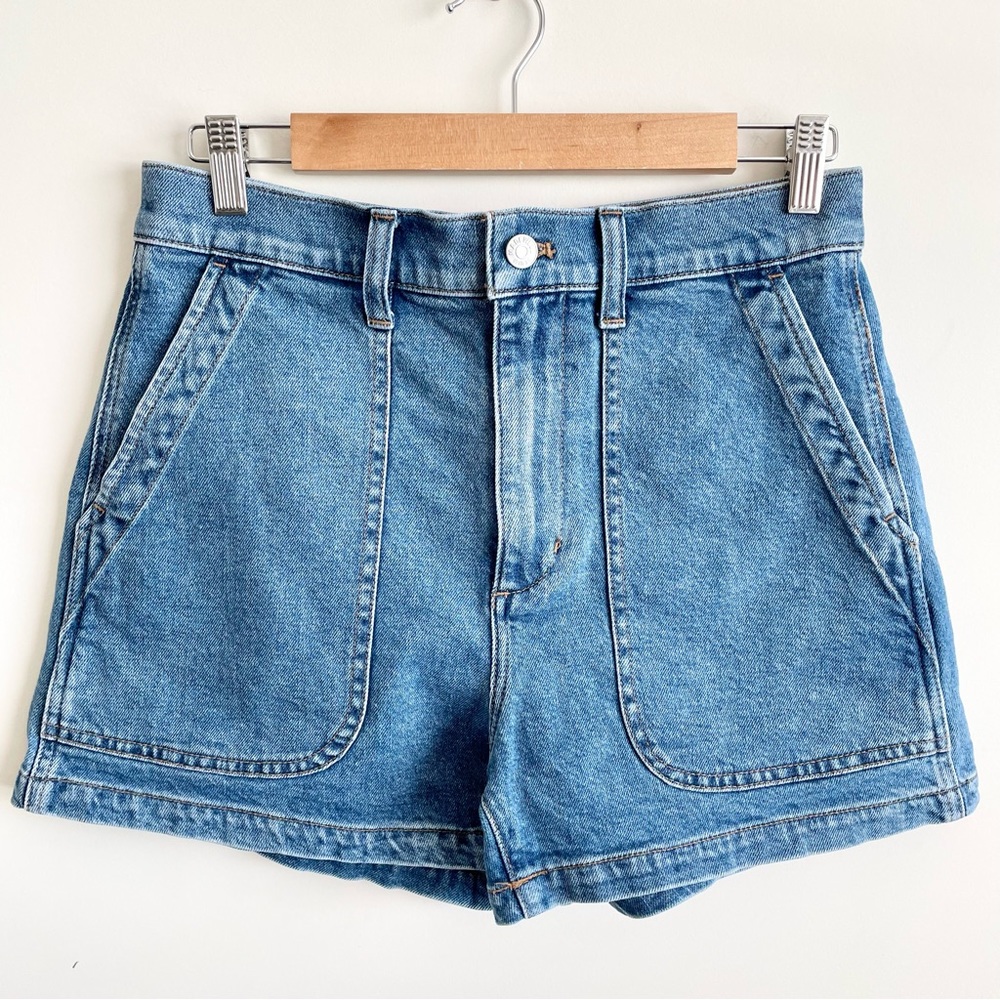Madewell Perfect Vintage Fatigue Jean Shorts: Tencel Edition